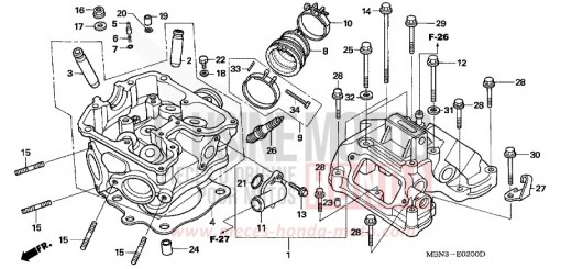 CYLINDER HEAD XR650R4 de 2004